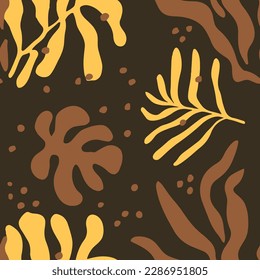 Helles, nahtloses, kreatives, blühendes Hintergrundbild. Pastellfarbene, nahtlose Sommer-Trendtextilien, Nahtlose Kunst. 