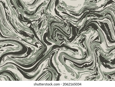 Bright Seamless Creative Paint Print. Beige Repeat Acrylic Graphic Ebru. Retro Seamless Modern Vector Texture. Vintage Repeat Gouache Graphic Marble. Light Repeat Design.