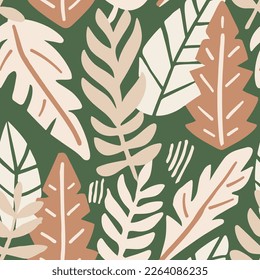 Arte De Pintura Creativo Y Luminoso. Ilustración Orgánica De Verano Interminable, Textura Sin Precedentes. Patrón Textil De Flora Elegante Y Verde. 