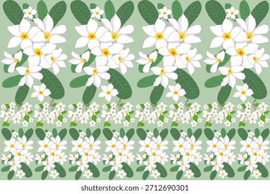 Brillante patrón floral sin fisuras con flores de colores y hojas verdes, perfecto para impresiones de tela, Fondos de pantalla, papelería y proyectos de diseño de Vector decorativo.