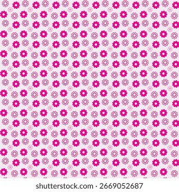 Brillante patrón floral sin fisuras con flores de color rosa y magenta sobre un fondo suave. Perfecto para tela, Fondo de pantalla, envoltura de regalo, papelería, fondos digitales y diseños temáticos de primavera o verano.