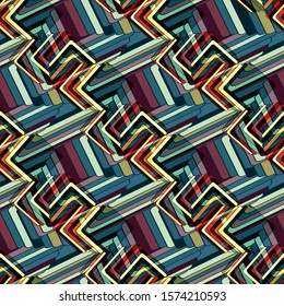 bright seamless geometric pattern for your design quality vector illustration