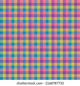 bright seamless grid pattern Background. geometric texture fabric print.