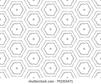 Bright seamless illusion in a retro style