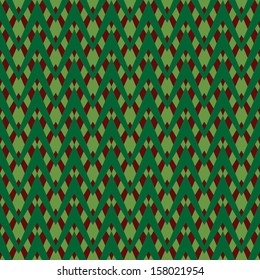 Bright seamless inlay of zigzags. Weave of poly lines.
