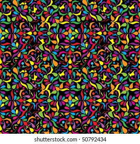 Bright seamless patten, part 2, vector illustraton