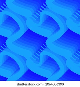 Patrón transparente brillante con dibujo abstracto en el estilo de 80. Ilustración del vector