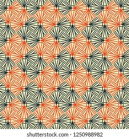 Bright seamless pattern with alternating rhombuses.