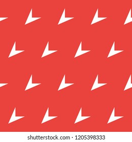 Bright seamless pattern with arrows or cursors or shadow or airplane. Vector abstract pattern.