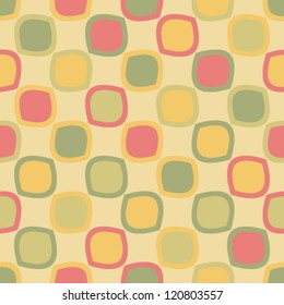 Bright seamless pattern with colored squares