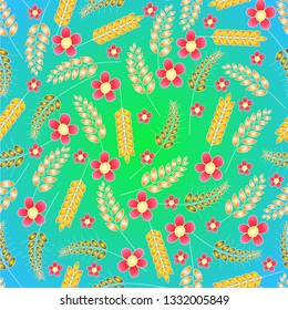 bright seamless pattern for decorating children's clothing, Wallpaper, home textiles and more