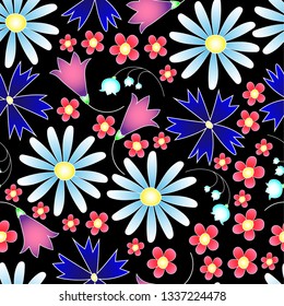 bright seamless pattern for decorating children's clothing, Wallpaper, wrapping paper and more