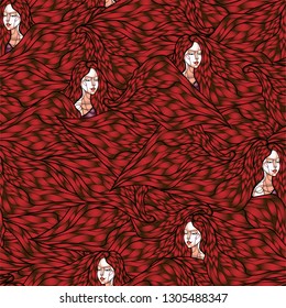 bright seamless pattern for decorating designer fabric