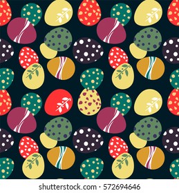 Bright seamless pattern for Easter holiday.