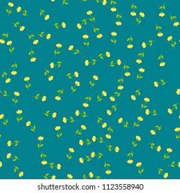 Bright Seamless pattern with flowers. Floral background for fabric, covers and wallpaper.