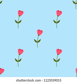 Bright Seamless pattern with flowers. Floral background for fabric, covers and wallpaper.