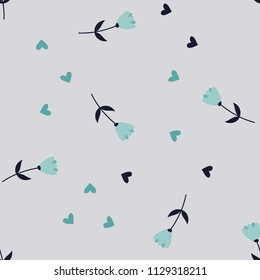 Bright Seamless pattern with flowers. Floral background for fabric, covers and wallpaper.