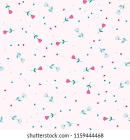 Bright Seamless pattern with flowers. Floral background for fabric, covers and wallpaper.