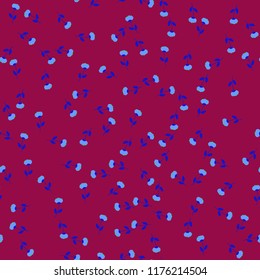 Bright Seamless pattern with flowers and hearts. Floral background for fabric, covers and wallpaper.
