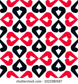 Bright seamless pattern with geometric elements.