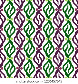 Bright seamless pattern with geometric elements.