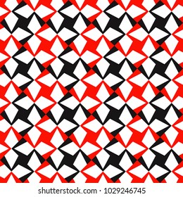 Bright seamless pattern with geometric mosaic.