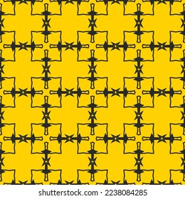 Bright seamless pattern with geometric ornament.
