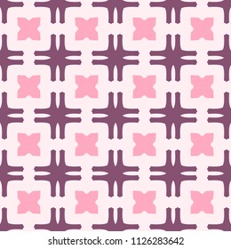 Bright seamless pattern with geometric shapes.