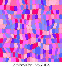 Helles, nahtloses Muster geometrischer Formen.