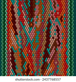 Helles, nahtloses Muster geometrischer Formen.