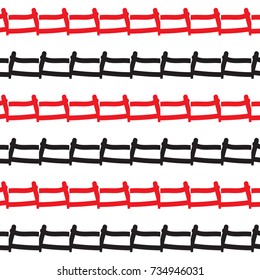 Bright seamless pattern with geometric stripes.