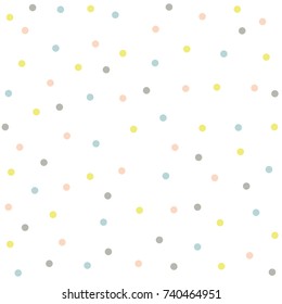 Bright seamless pattern with multicolor peas. Vector illustration for your design, gift wrapping paper, textiles, baby announcement, scrapbook.