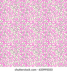 Bright seamless pattern with pink confetti
