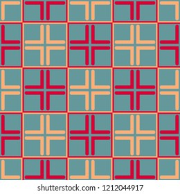 Bright seamless pattern with squares.