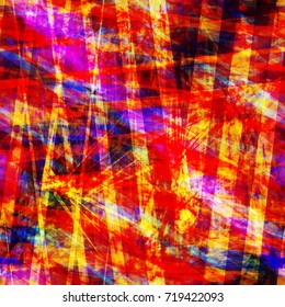 Bright seamless pattern with stripes and scratches. Bright colored texture with shines elements. Abstract vector background for web page, banners, fabric, home decor, wrapping 