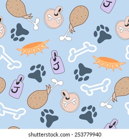 bright seamless pet pattern