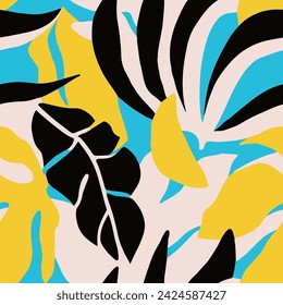 Diseño de líneas de floración de verano sin costuras. Pink Seamless Decoración Rama Quill, Textura Sin Costura. Arte de garabato vibrante de naturaleza repetida. 