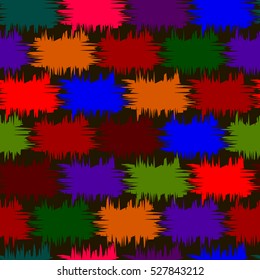 Bright seamless texture. Abstract design. Use for background, surface decoration, print on fabric, paper products, gadgets, wrapping paper and more