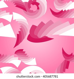 Bright seamless texture with colorful rounds. Endless pattern, template for design and decoration