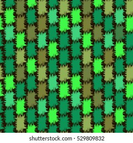 Bright seamless texture, green colors. Abstract design. Use for background, surface decoration, print on fabric, paper products, gadgets, wrapping paper and more