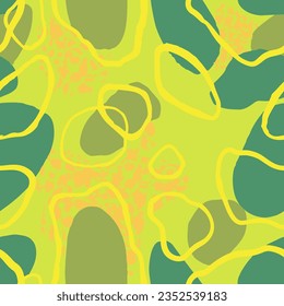 Bright Seamless Trend Graphic Scribble Silhouette. Pink Repeated Elegant Isolated Fabrics, Seamless Print. Vivid Endless Abstract Beautiful Artwork Design