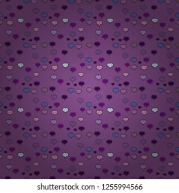 Bright seamless vector confetti party pattern. Colorful sugar sprinkle, candy or bakery design on a blue, black and white background.
