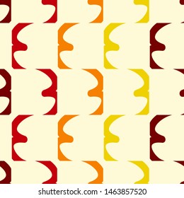 Bright seamless vertical pattern with geometric elements.