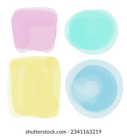 Ein heller, schattiger Ort. Dekorative Elemente für Design. Vektorgrafik