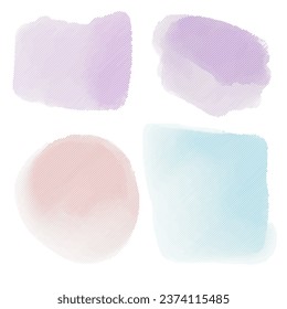 Un lugar luminoso y sombreado. Elementos decorativos para el diseño. Ilustración del vector