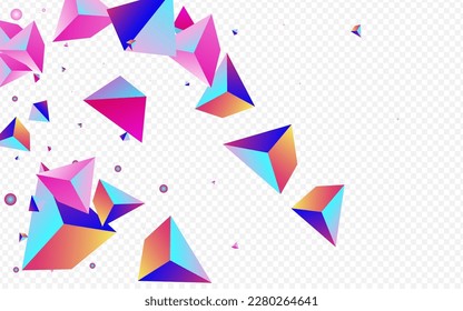 Formas Luminosas Vector Fondo transparente. Volante Mágico Mínimalista De Piedra. Presentación de Joyas de Negocio de Gradiente. Tapa dispersa del Triángulo del Arcoiris.