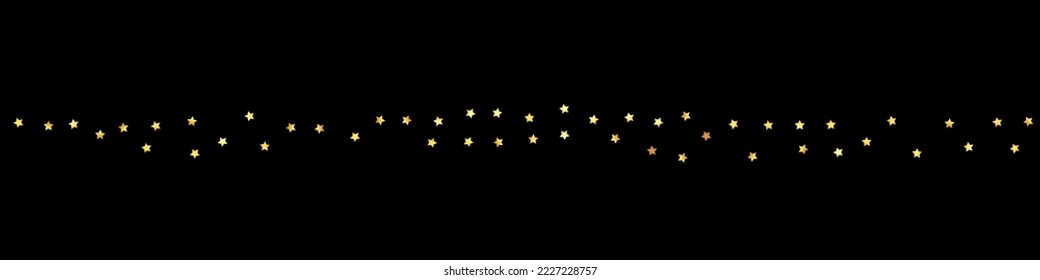 Bright Shavings Vector Black Panoramic Background. Luxurious Dust Festive Banner. Paint Bright Illustration. Serpentine Paper Invitation.