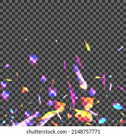 Bright Shimmer Background Transparent Vector. Spark Celebrate Illustration. Glow New Wallpaper. Green Gleam. Twinkle Solar Design.
