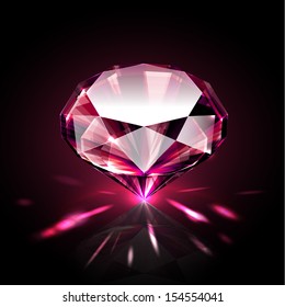 Bright Shimmering Ruby Eps10 Stock Vector (Royalty Free) 154554041 ...