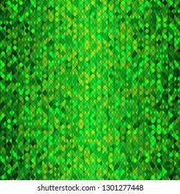 Bright shimmering seamless mosaic pattern of different shades of green, vector eps 10